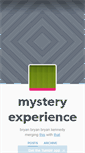 Mobile Screenshot of mysteryexperience.tumblr.com