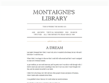 Tablet Screenshot of montaigneslibrary.tumblr.com