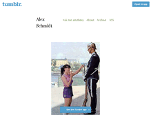 Tablet Screenshot of alexschmidt.tumblr.com
