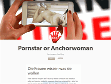 Tablet Screenshot of pornstaroranchorwoman.tumblr.com