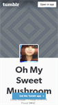 Mobile Screenshot of ohmysweetmushroom.tumblr.com