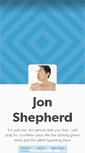 Mobile Screenshot of jonshepherd.tumblr.com