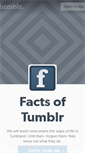 Mobile Screenshot of factsoftumbland.tumblr.com