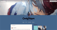 Desktop Screenshot of candyshipper.tumblr.com