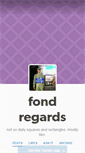 Mobile Screenshot of fondregards.tumblr.com