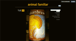 Desktop Screenshot of animalfamiliar.tumblr.com