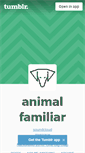 Mobile Screenshot of animalfamiliar.tumblr.com