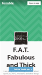 Mobile Screenshot of fabulousandthick.tumblr.com