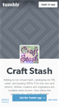 Mobile Screenshot of craftstash.tumblr.com