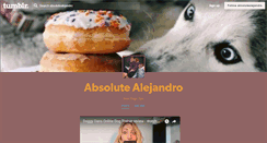 Desktop Screenshot of absolutealejandro.tumblr.com