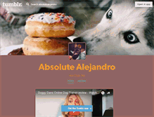 Tablet Screenshot of absolutealejandro.tumblr.com