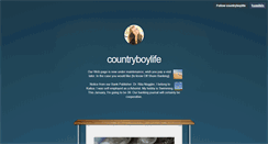 Desktop Screenshot of countryboylife.tumblr.com