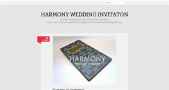 Desktop Screenshot of harmonyinvites.tumblr.com
