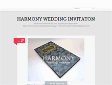 Tablet Screenshot of harmonyinvites.tumblr.com