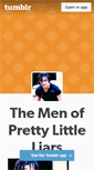 Mobile Screenshot of menofprettylittleliars.tumblr.com