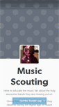 Mobile Screenshot of musicscout.tumblr.com