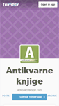 Mobile Screenshot of antikvarne-knjige.tumblr.com