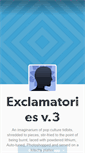 Mobile Screenshot of exclamatories.tumblr.com