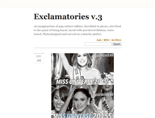 Tablet Screenshot of exclamatories.tumblr.com