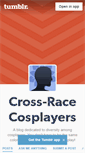 Mobile Screenshot of cross-race-cosplay.tumblr.com