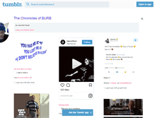 Tablet Screenshot of burbistheword.tumblr.com