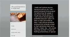 Desktop Screenshot of iamuglyfatandhappy.tumblr.com