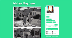 Desktop Screenshot of maiyamayhem.tumblr.com