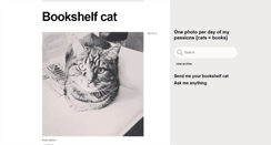 Desktop Screenshot of bookshelfcat.tumblr.com