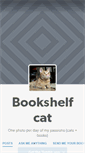 Mobile Screenshot of bookshelfcat.tumblr.com