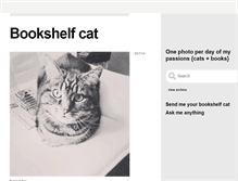 Tablet Screenshot of bookshelfcat.tumblr.com