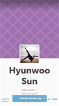 Mobile Screenshot of hyunwoosun.tumblr.com