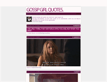 Tablet Screenshot of gossipgirlquotesdaily.tumblr.com