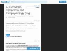 Tablet Screenshot of parapsychologist.tumblr.com