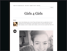 Tablet Screenshot of girls-4girls.tumblr.com