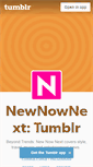 Mobile Screenshot of newnownext.tumblr.com