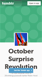 Mobile Screenshot of octobersurpriserevolution.tumblr.com