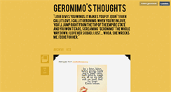 Desktop Screenshot of geronimoh.tumblr.com