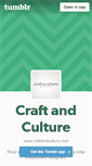 Mobile Screenshot of craftandculture.tumblr.com