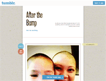 Tablet Screenshot of afterthebump.tumblr.com