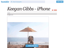 Tablet Screenshot of keegangibbs.tumblr.com
