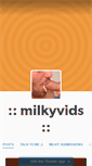 Mobile Screenshot of milkyvids.tumblr.com