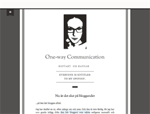 Tablet Screenshot of onewaycommunication.tumblr.com