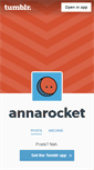 Mobile Screenshot of annarocket.tumblr.com
