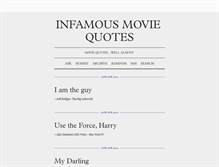 Tablet Screenshot of infamousmoviequotes.tumblr.com