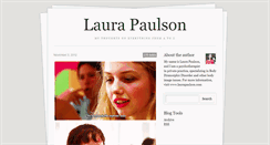 Desktop Screenshot of laurapaulson.tumblr.com