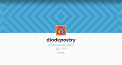 Desktop Screenshot of diodepoetry.tumblr.com