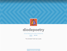 Tablet Screenshot of diodepoetry.tumblr.com