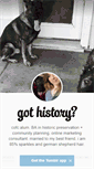 Mobile Screenshot of gothistory.tumblr.com