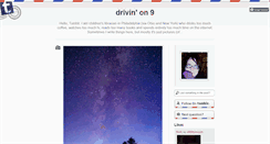 Desktop Screenshot of drivinon9.tumblr.com