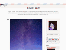 Tablet Screenshot of drivinon9.tumblr.com